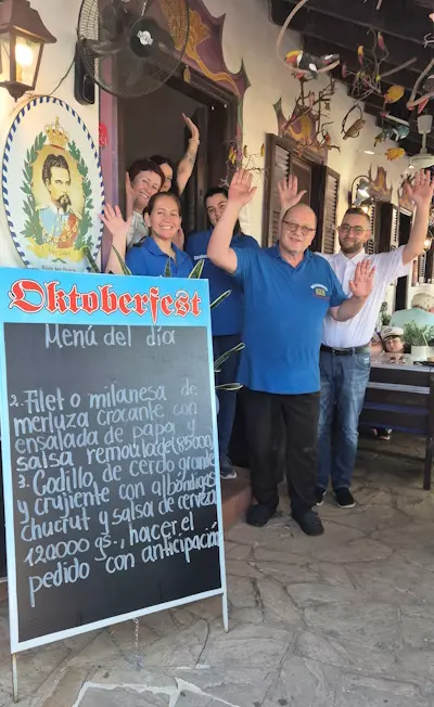 Team, Restaurant Oktoberfest in San Bernardino, Paraguay