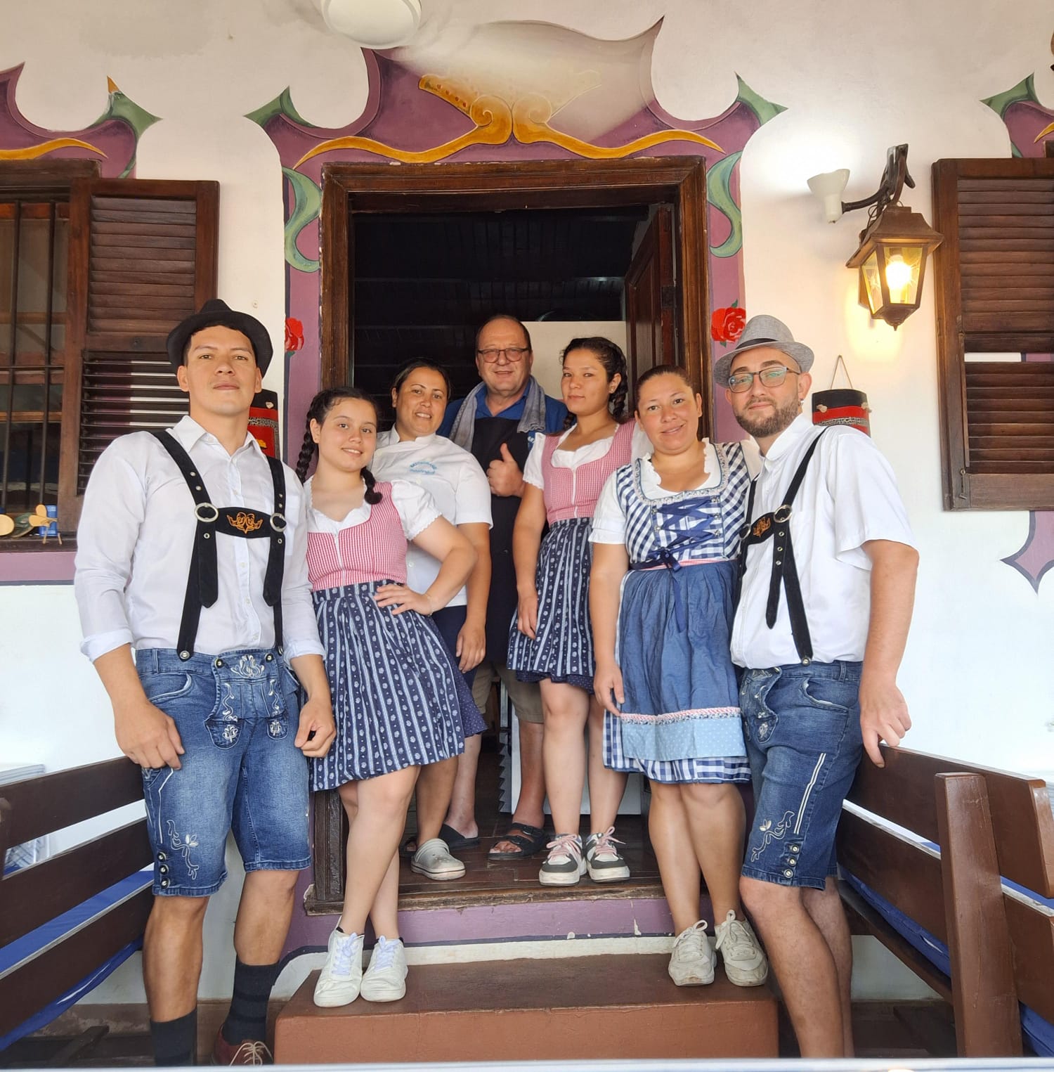 Team, Restaurant Oktoberfest in San Bernardino, Paraguay